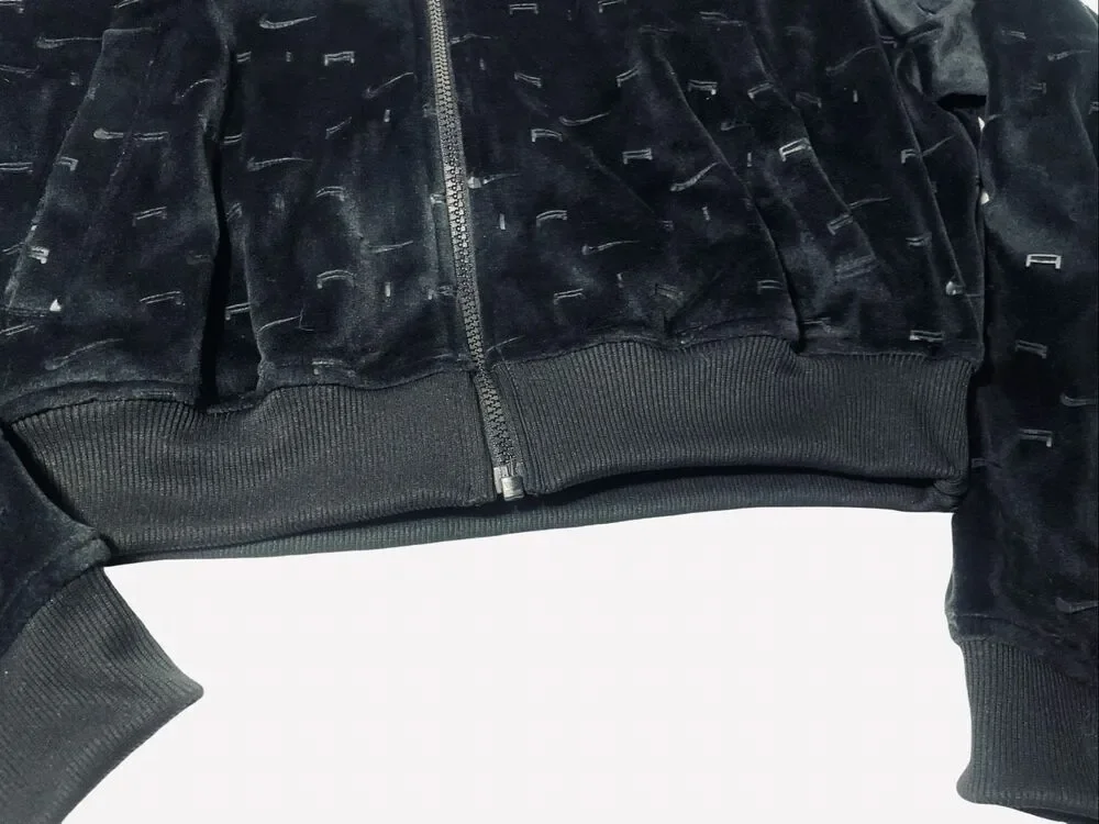 Nike Air Velour Zip Cropped Jacket
